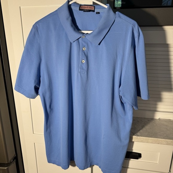 Vineyard Vines Other - Vineyard Vines Polo Shirt Men Large Blue Performance Preppy Stretch Golf